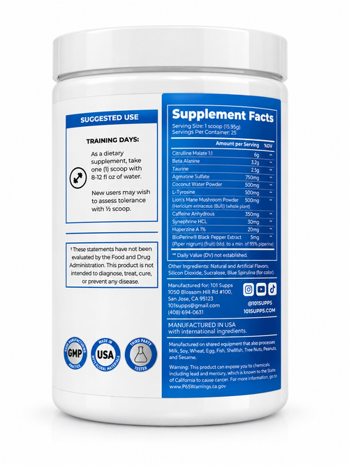 101 Pre-Workout