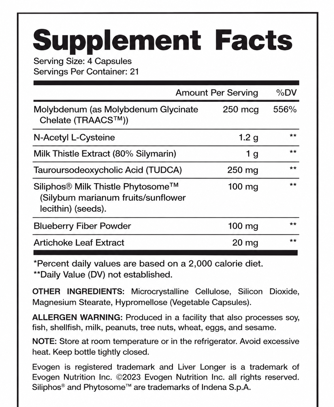 Liver Longer by Evogen